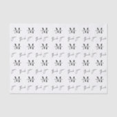 Maatschappelijk gepersonaliseerd minimalistisch pa tissuepapier (Voorkant)