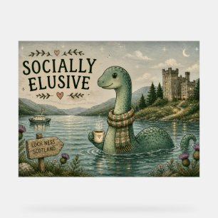 Maatschappelijk ontoegankelijke Nessie knusse cryp Acryl Bord