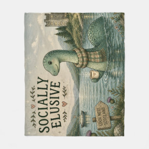Maatschappelijk ontoegankelijke Nessie knusse cryp Fleece Deken