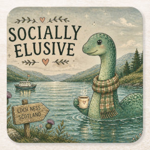 Maatschappelijk ontoegankelijke Nessie knusse cryp Kartonnen Onderzetters