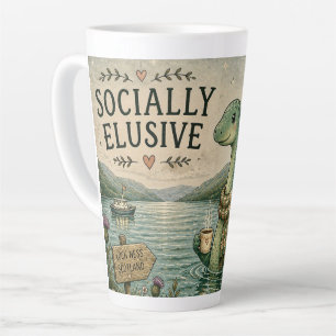 Maatschappelijk ontoegankelijke Nessie knusse cryp Latte Mok