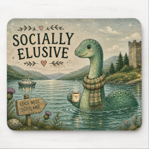 Maatschappelijk ontoegankelijke Nessie knusse cryp Muismat