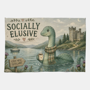 Maatschappelijk ontoegankelijke Nessie knusse cryp Theedoek