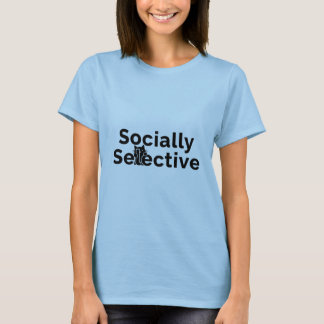 Maatschappelijk Selectief | Introvert Kat Quote | T-shirt