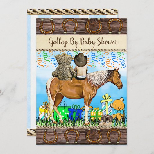 Maatschappelijk ver rijden met of per post in Baby Kaart (Voorkant / Achterkant)