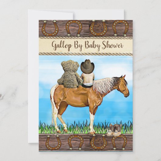 Maatschappelijk ver rijden met of per post in Baby Kaart (Voorkant)