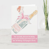 Maatschappelijk verafgelegen zelfisolerende geboor kaart (Voorkant)