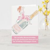 Maatschappelijk verafgelegen zelfisolerende geboor kaart (Gele Bloem)