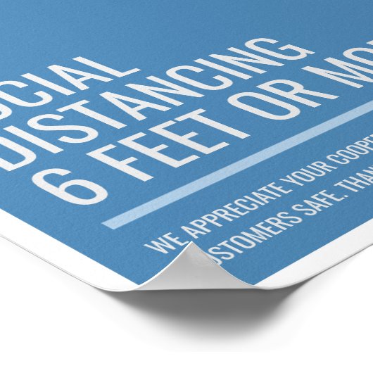 Maatschappelijk Vervormend Bedrijfs Signaal Poster (Hoek)