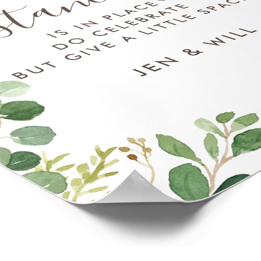 Maatschappelijk vervormende Waterverf voor weduwen Poster (Hoek)