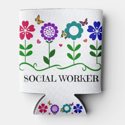 maatschappelijk werker blikjeskoeler (Voorkant)