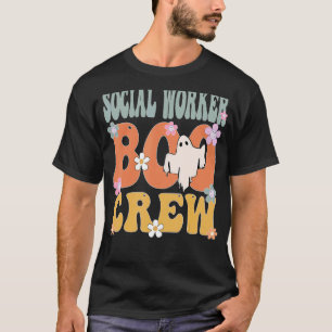 maatschappelijk werker boe bemanning ghost groovy t-shirt