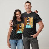 maatschappelijk werker geprezen Afro Black Hist T-shirt (Unisex)