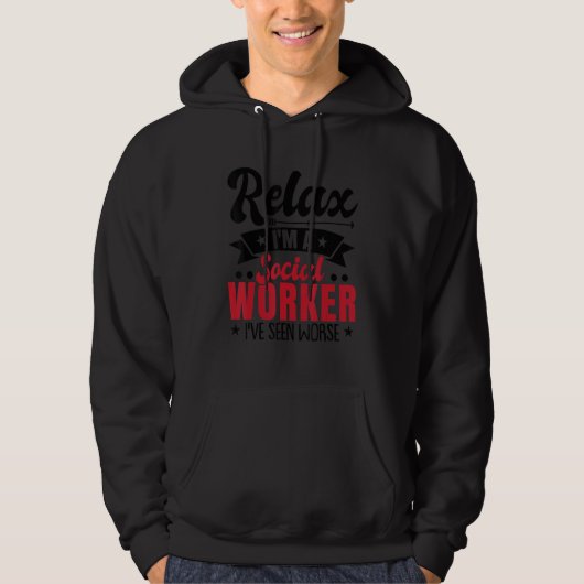 Maatschappelijk werker hoodie (Voorkant)