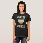 maatschappelijk werker in de detailhandel t-shirt (Voorkant volledig)