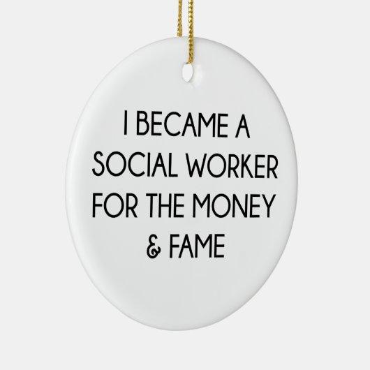 maatschappelijk werker keramisch ornament (Rechts)