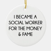 maatschappelijk werker keramisch ornament (Voorkant)