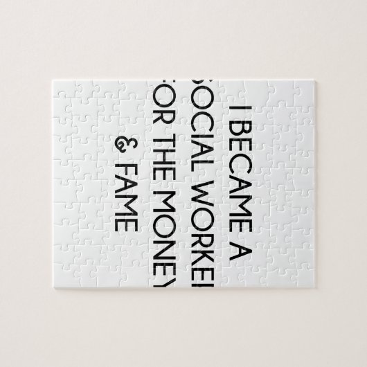 maatschappelijk werker legpuzzel (Horizontaal)