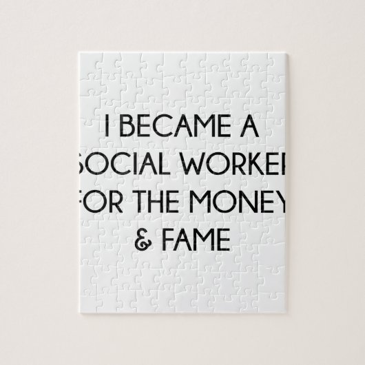 maatschappelijk werker legpuzzel (Verticaal)