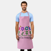 Maatschappelijk werker, Lente Bloemen, Schort (Gedragen)