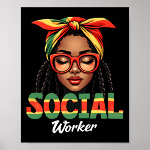 Maatschappelijk Werker Maatschappelijk Werk Vrouwe Poster