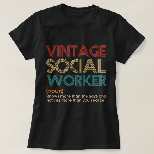 maatschappelijk werker  maatschappelijk werker t-shirt (Design voorkant)