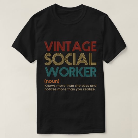 maatschappelijk werker maatschappelijk werker t-shirt (Design voorkant)