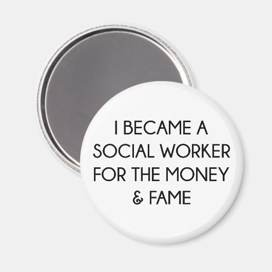 maatschappelijk werker magneet (Voorkant / Achterkant)
