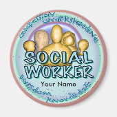 maatschappelijk werker magneet (Voorkant)