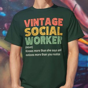  maatschappelijk werker Medewerker Grappige maatsc T-shirt