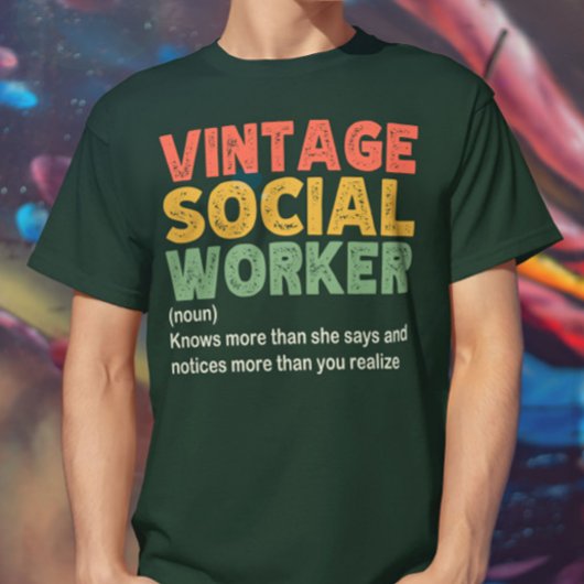  maatschappelijk werker Medewerker Grappige maatsc T-shirt