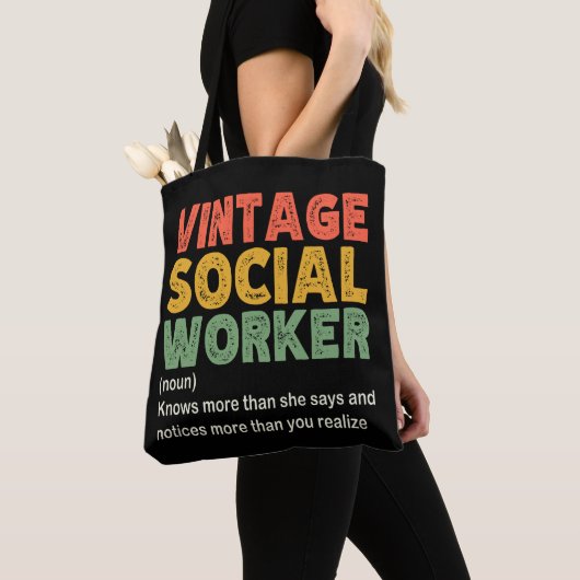 maatschappelijk werker Medewerker Grappige maatsc Tote Bag (Dichtbij)