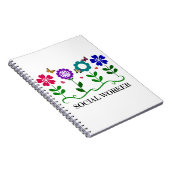 maatschappelijk werker notitieboek (Rechterzijde)