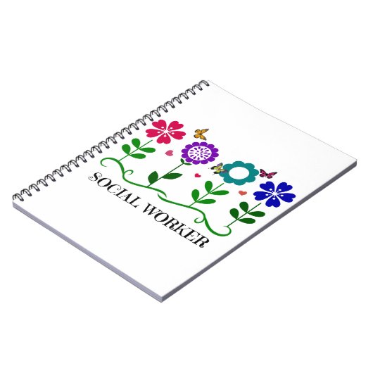 maatschappelijk werker notitieboek (Linkerzijde)