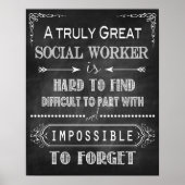 maatschappelijk werker poster (Voorkant)