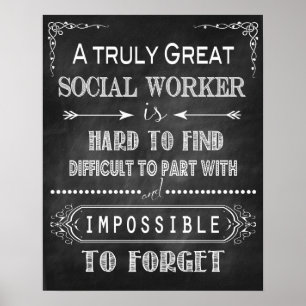 maatschappelijk werker poster