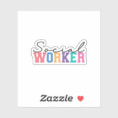 Maatschappelijk Werker Sticker (Vel)