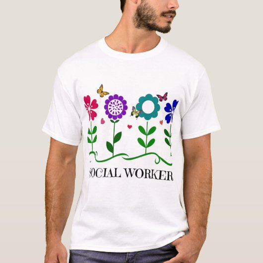 maatschappelijk werker t-shirt (Voorkant)