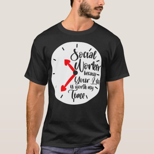 maatschappelijk werker t-shirt (Voorkant)