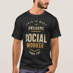 Maatschappelijk werker t-shirt