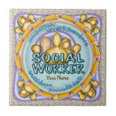 maatschappelijk werker tegeltje (Voorkant)