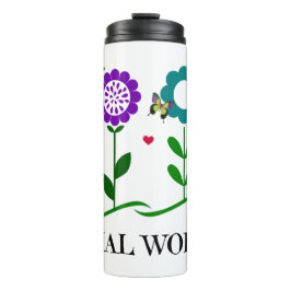 maatschappelijk werker thermosbeker