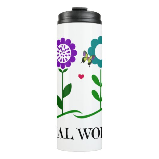 maatschappelijk werker thermosbeker (Voorkant)