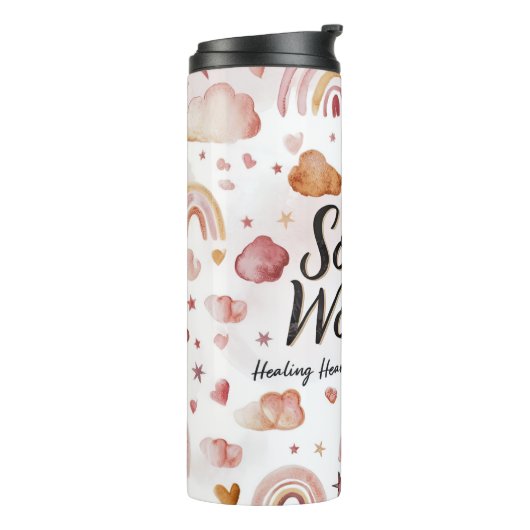 maatschappelijk werker thermosbeker (Gedraaid links)