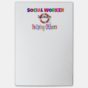 Maatschappelijk Werker Toegewijd aan Hulp aan Ande Post-it® Notes