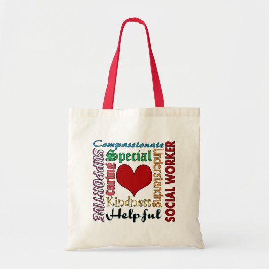 maatschappelijk werker tote bag (Voorkant)