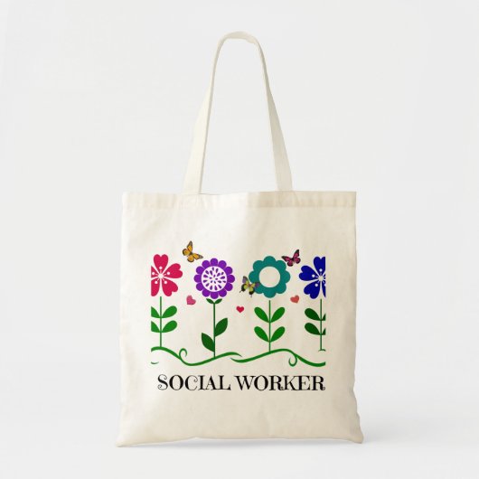 maatschappelijk werker tote bag (Voorkant)