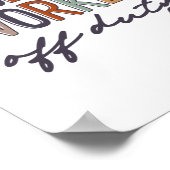 Maatschappelijk werker van dienst laatste schoolda poster (Hoek)