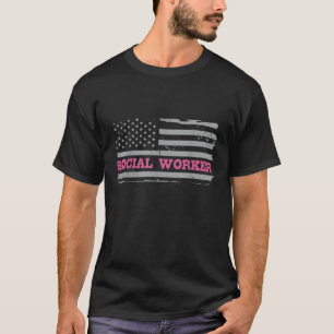 Maatschappelijk werker Verenigde Staten Verenigde T-shirt