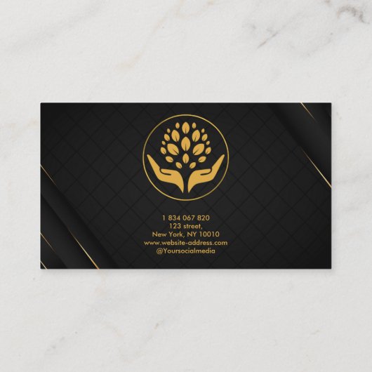 maatschappelijk werker visitekaartje (Achterkant)